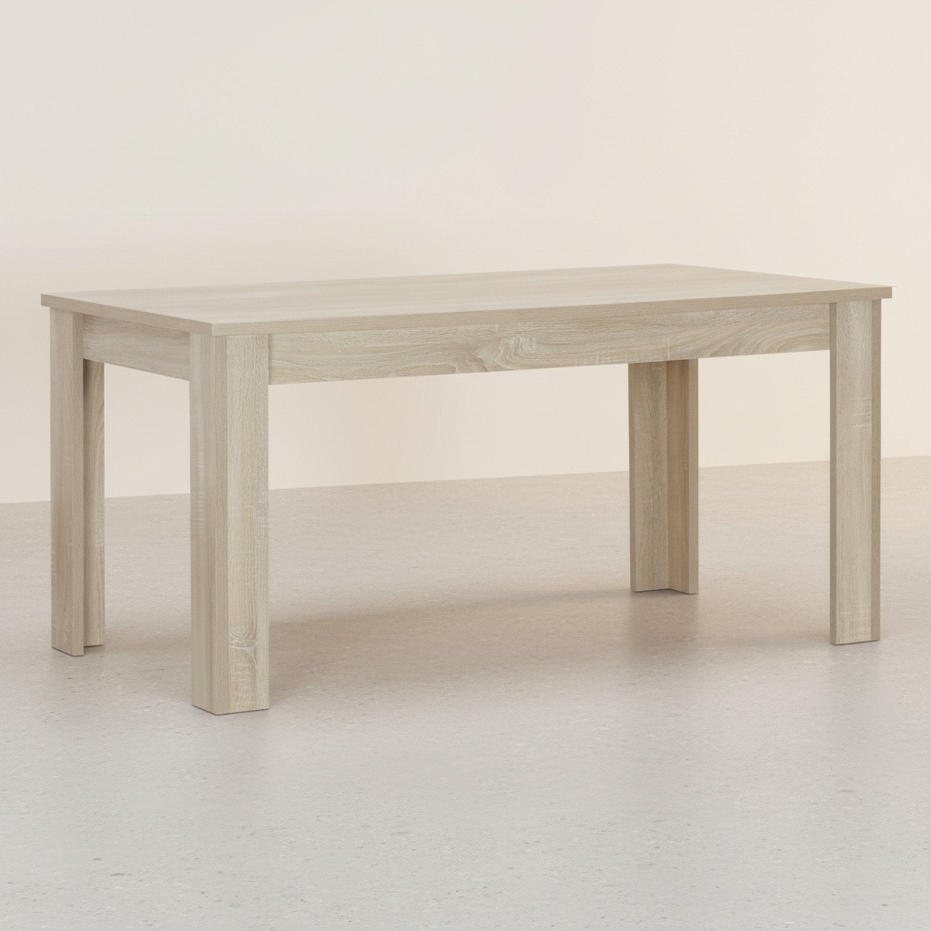 AZAR Dining Table Rectangle 160x80cm - Oak