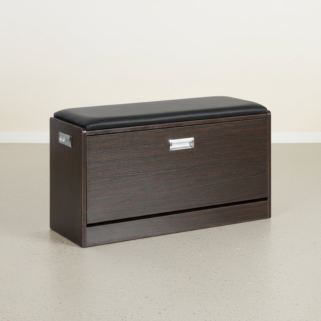 GLORIA Wooden Shoe Rack 3 Layer - Walnut