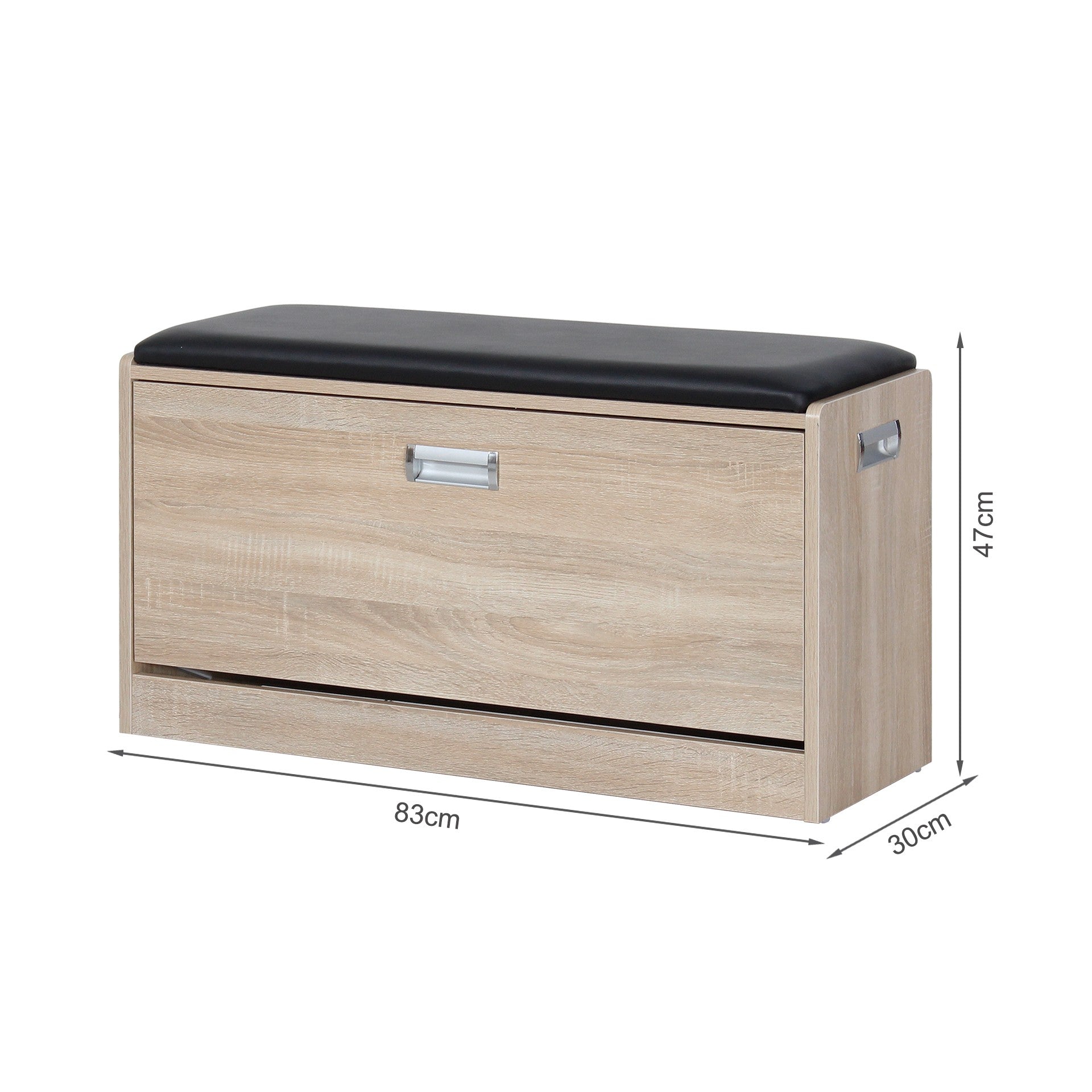 GLORIA Wooden Shoe Rack 3 Layer - Oak