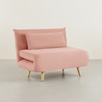 Hastings 1 Seater Fold-Out Sofa Bed - Pink