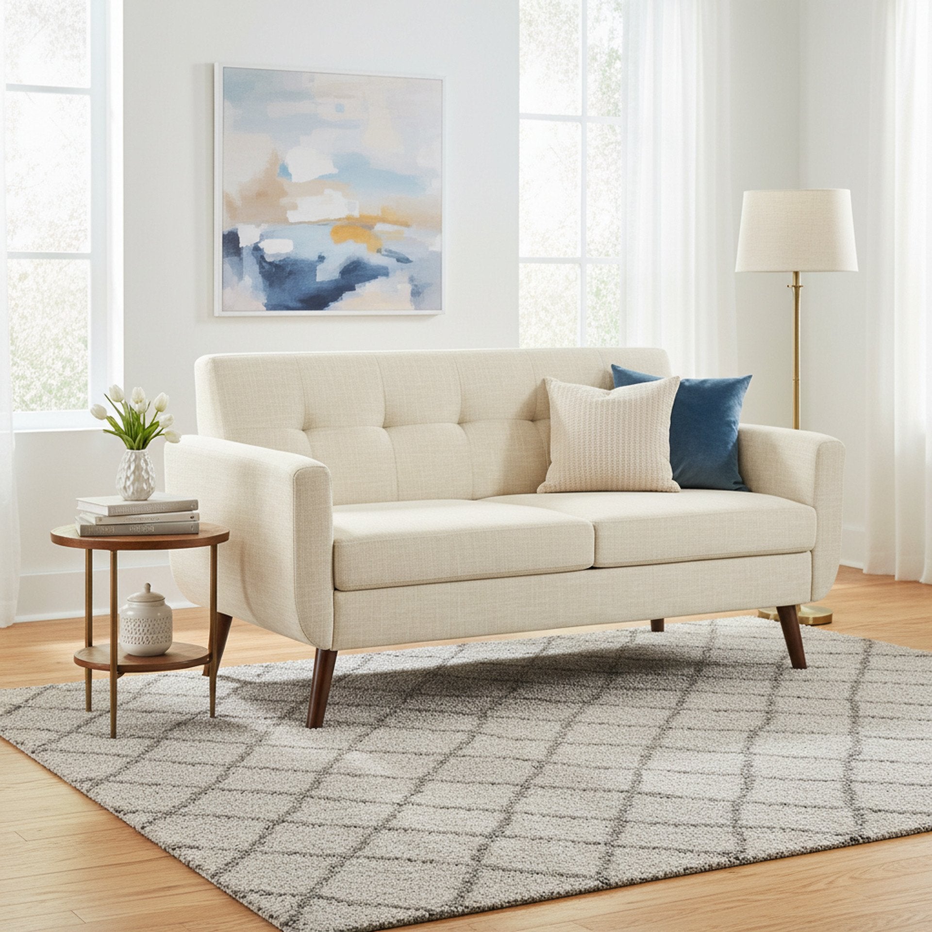 Vibe 2 Seater Sofa - Beige