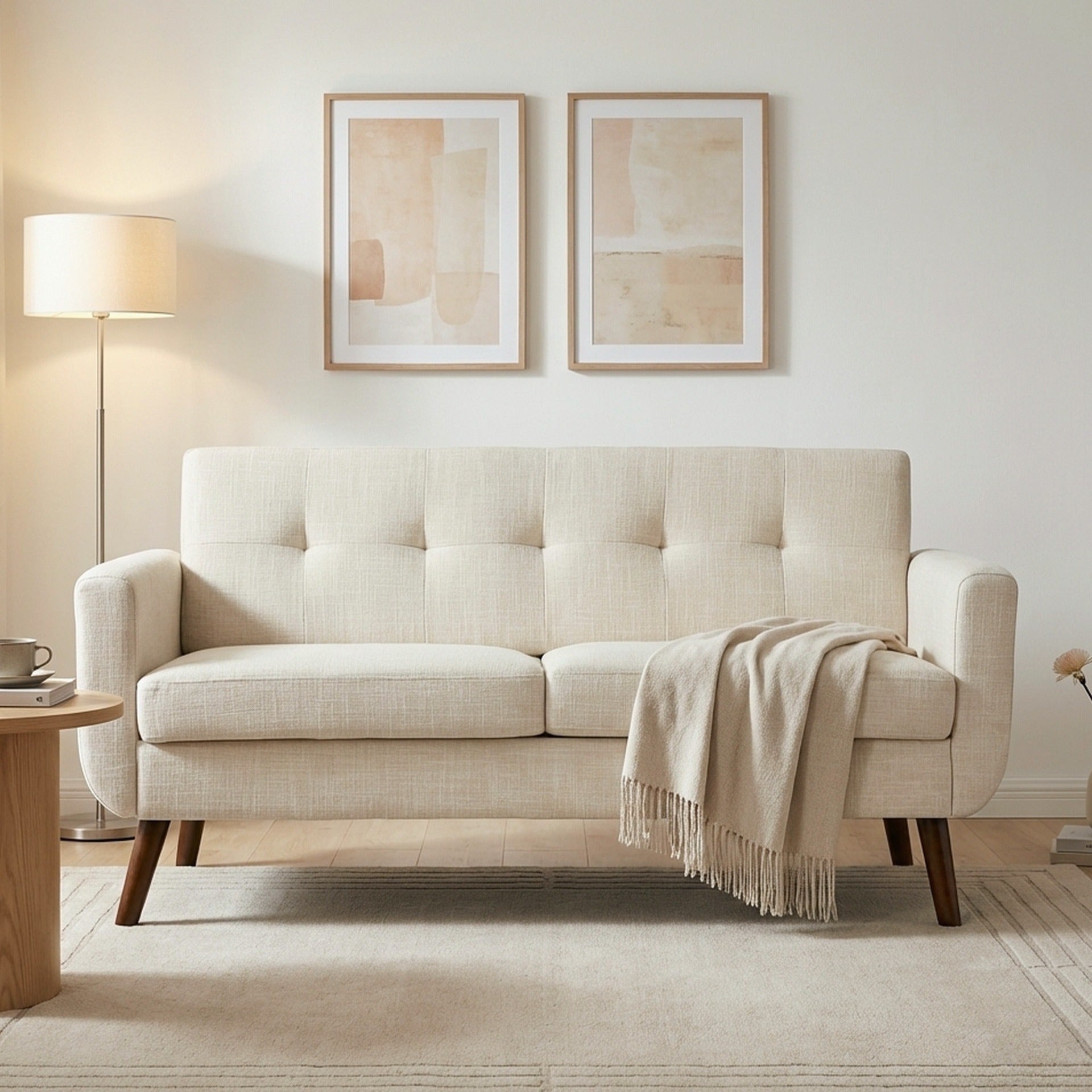 Vibe 2 Seater Sofa - Beige