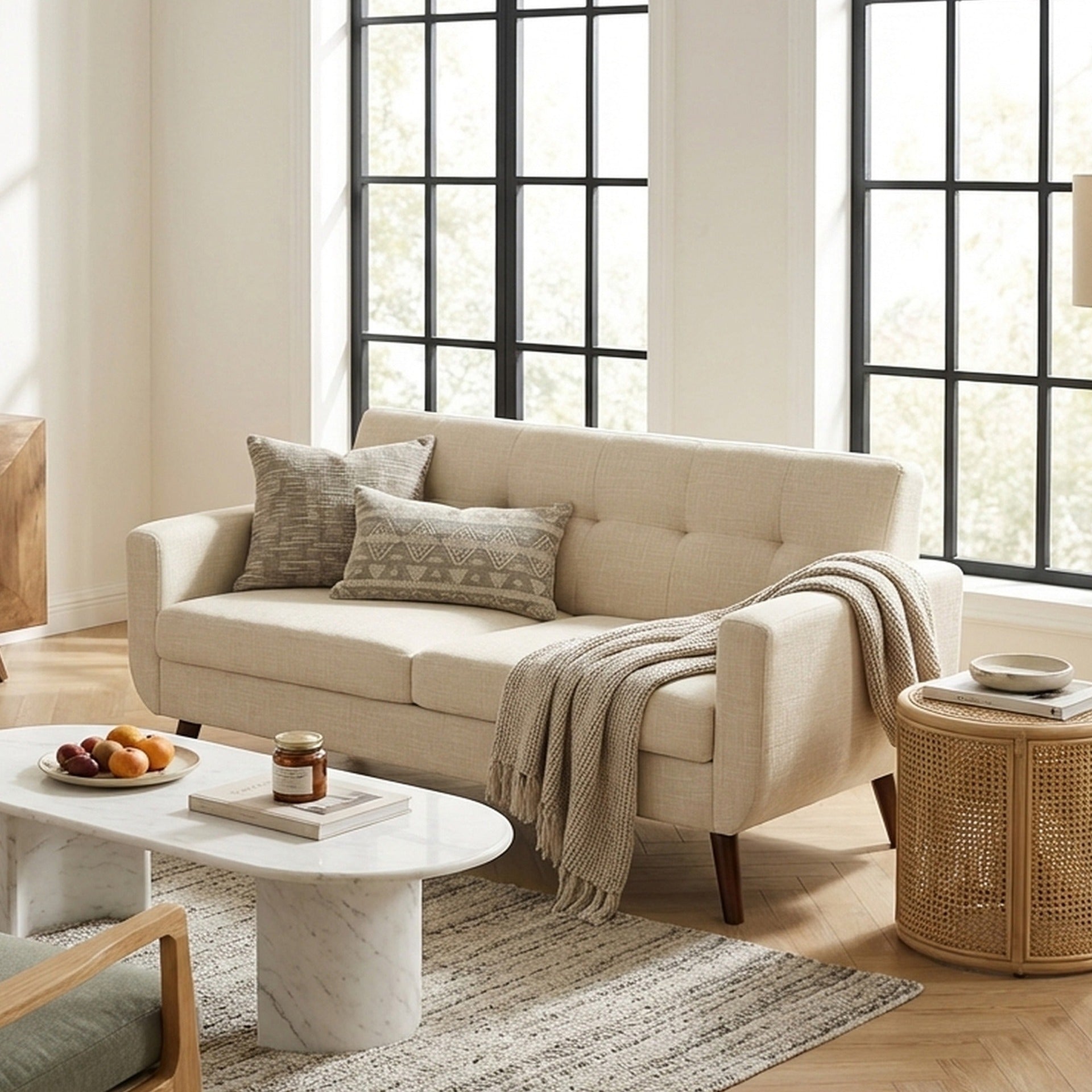 Vibe 2 Seater Sofa - Beige