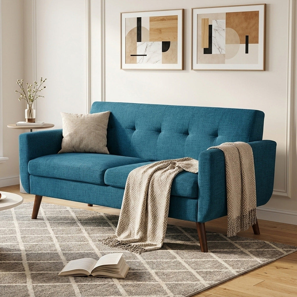 Vibe 2 Seater Sofa - Blue