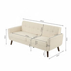 Vibe 3 Seater Sofa - Beige