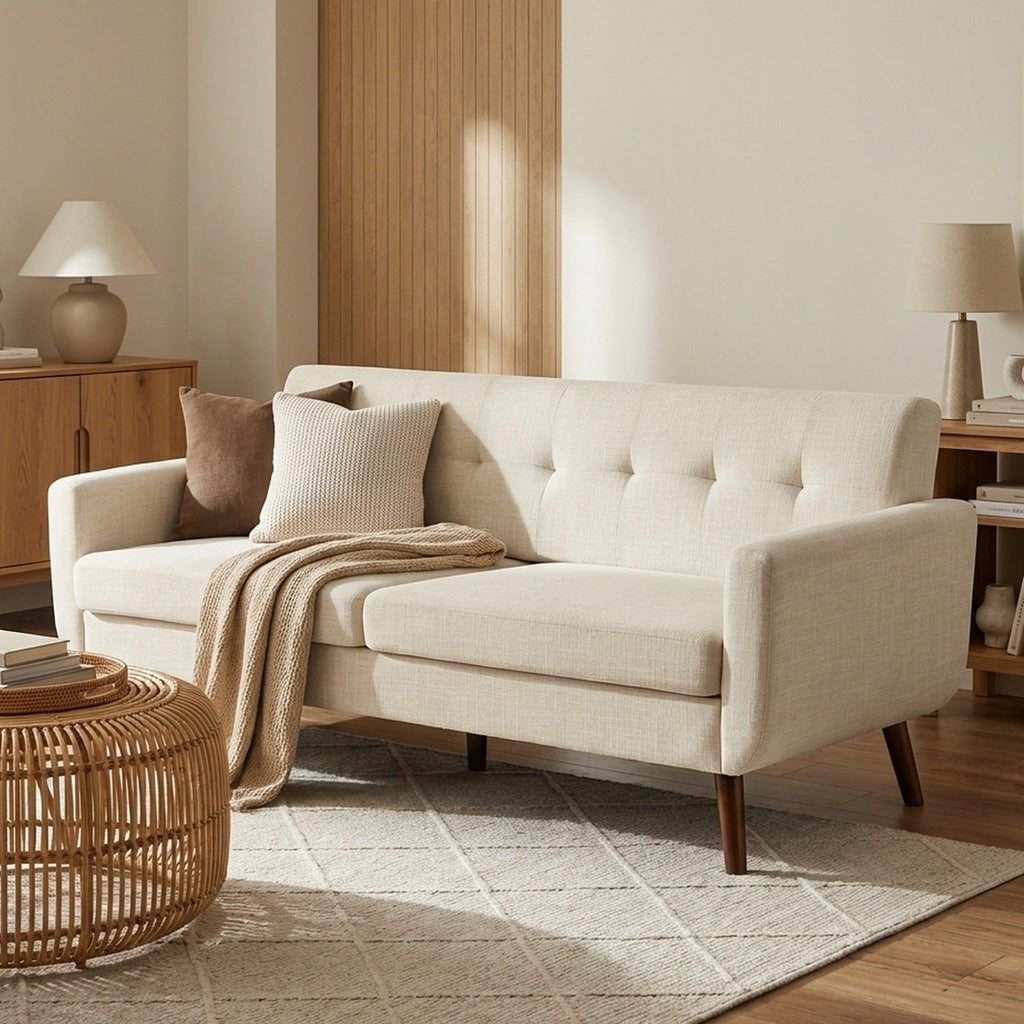 Vibe 3 Seater Sofa - Beige