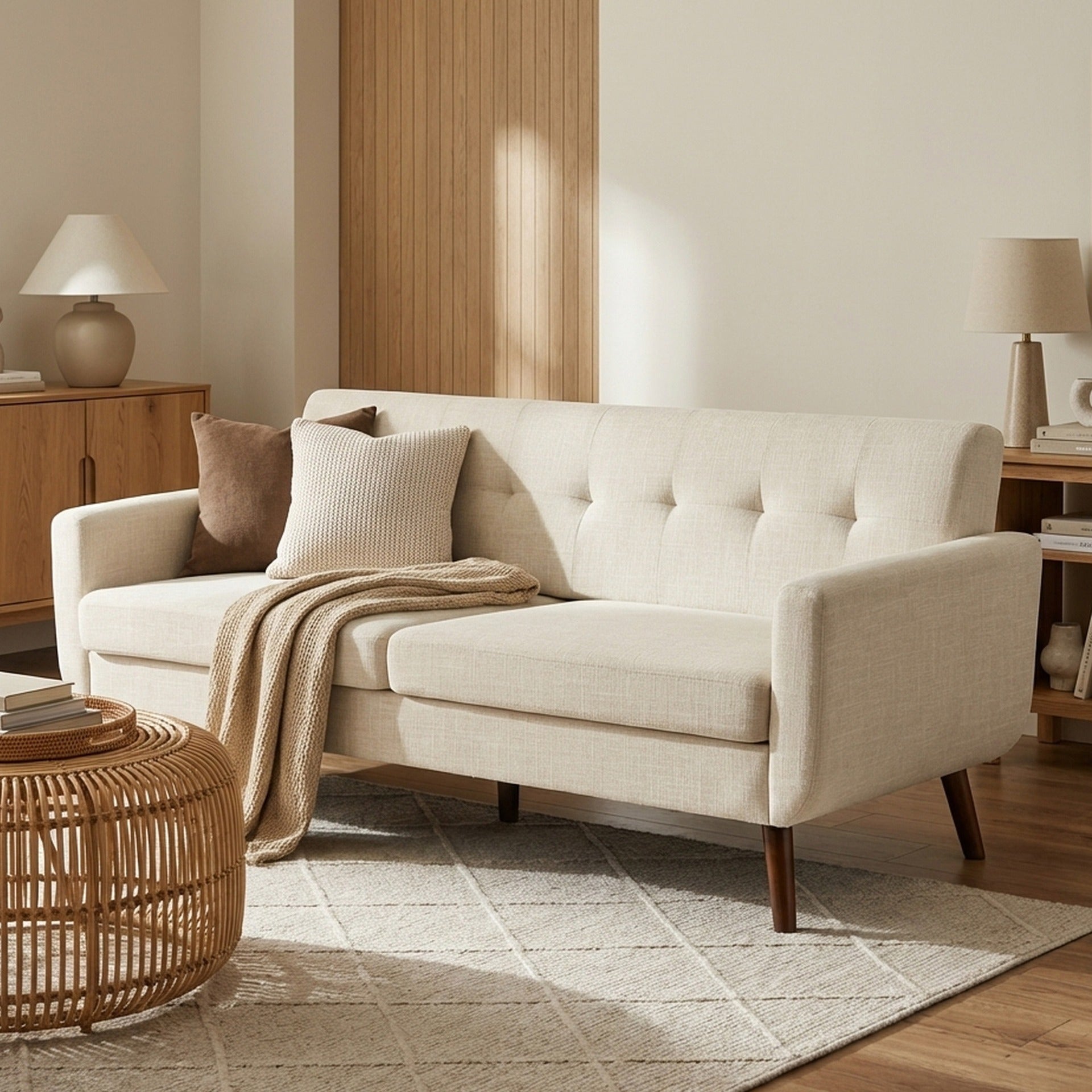 Vibe 3 Seater Sofa - Beige