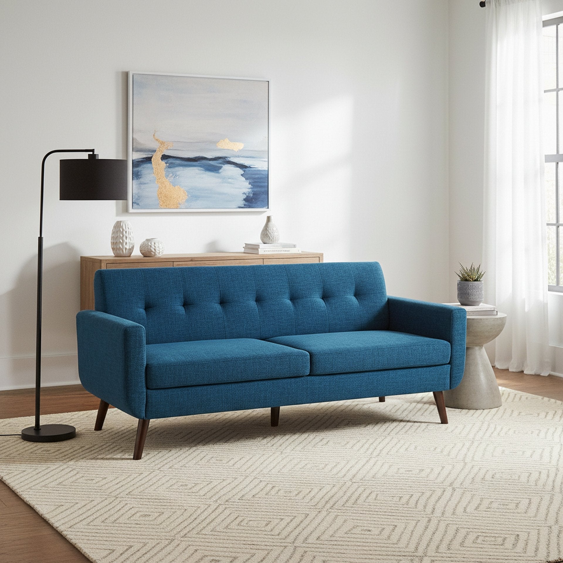 Vibe 3 Seater Sofa - Blue