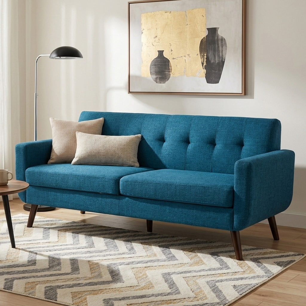 Vibe 3 Seater Sofa - Blue