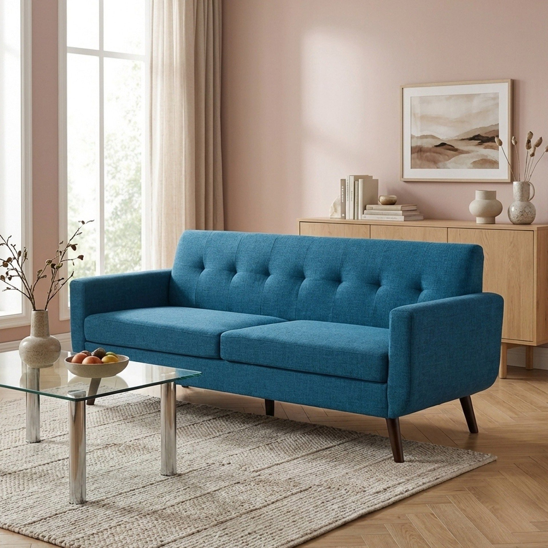 Vibe 3 Seater Sofa - Blue