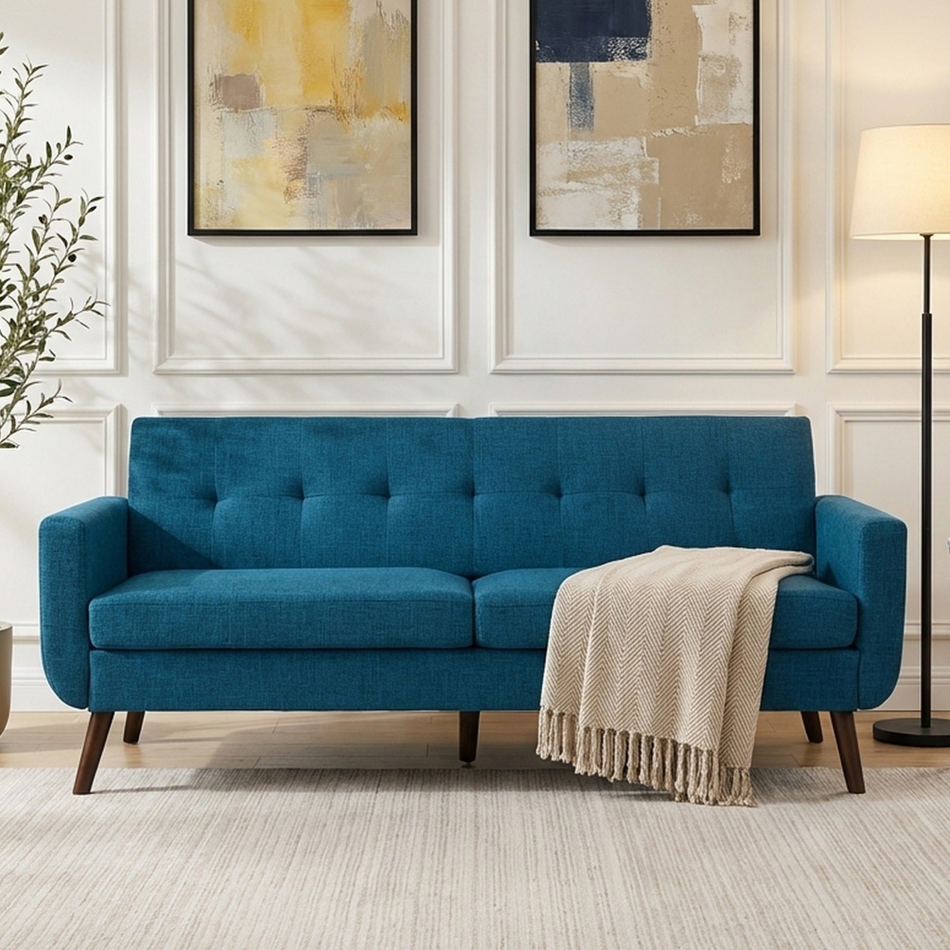 Vibe 3 Seater Sofa - Blue