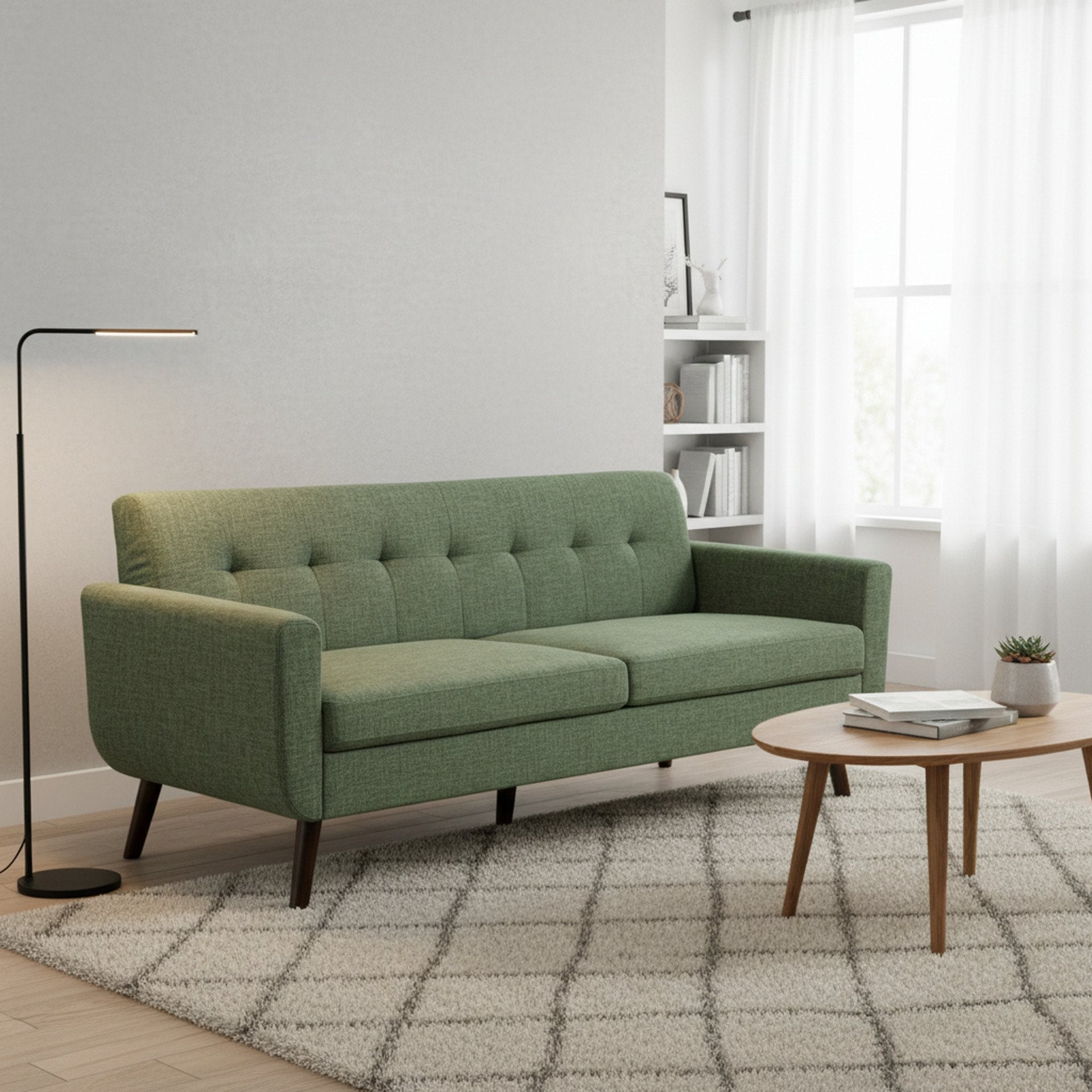 Vibe 3 Seater Sofa - Green