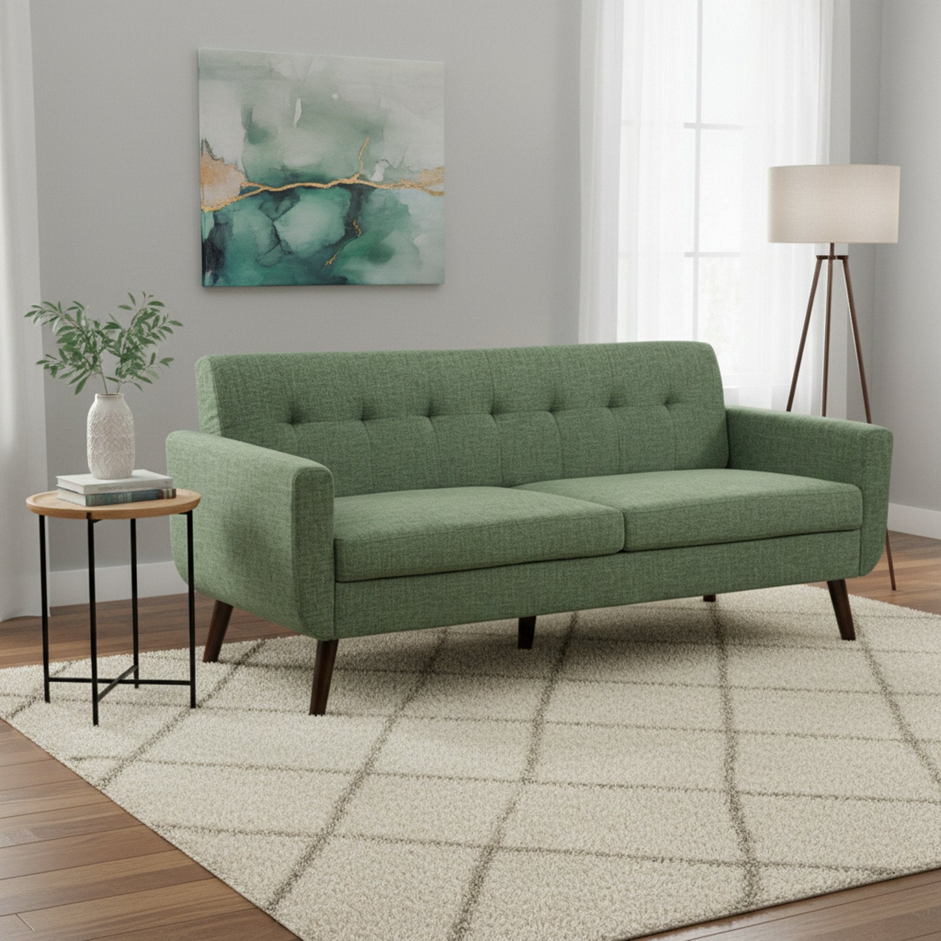 Vibe 3 Seater Sofa - Green