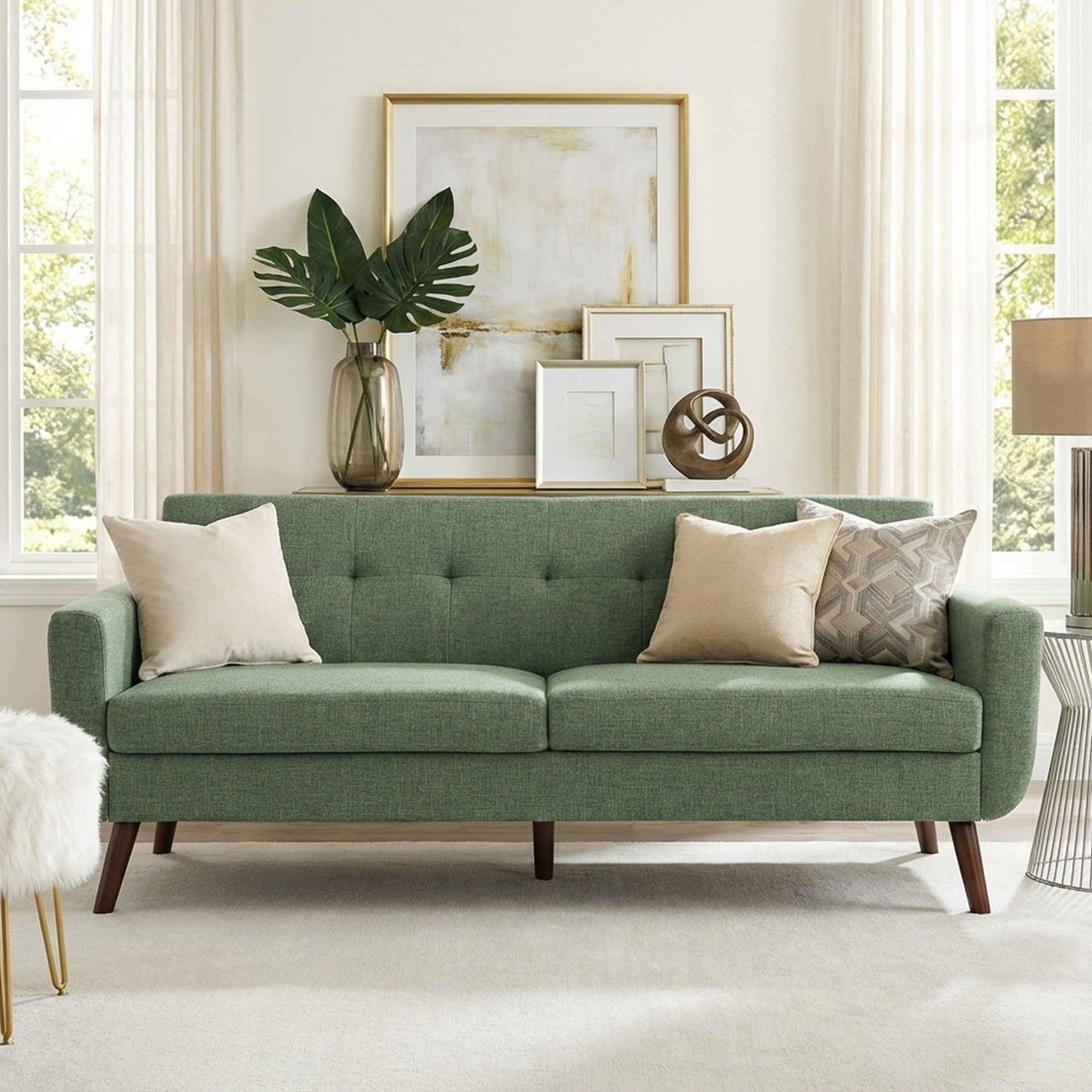 Vibe 3 Seater Sofa - Green