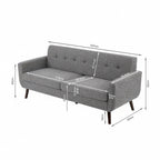 Vibe 3 Seater Sofa - Grey