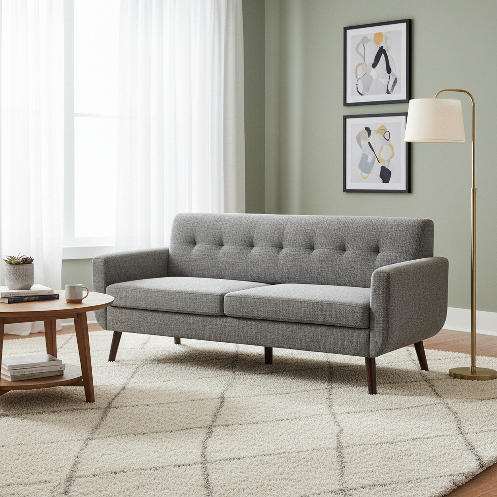 Vibe 3 Seater Sofa - Grey
