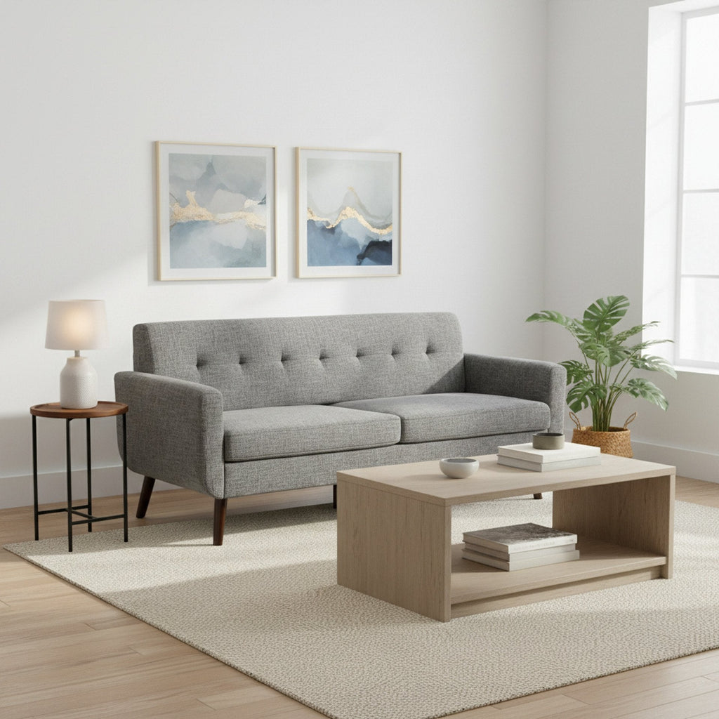 Vibe 3 Seater Sofa - Grey