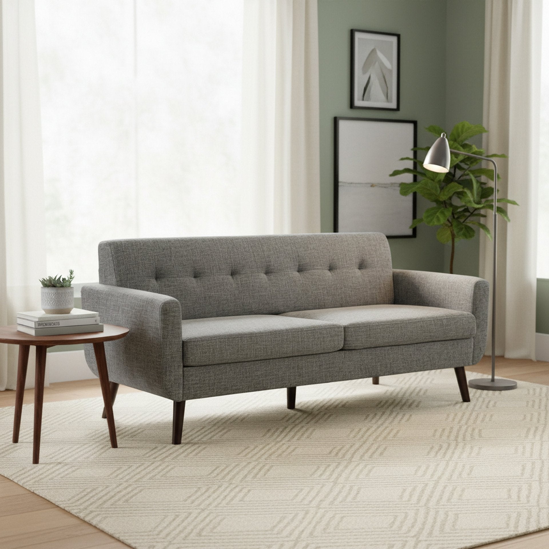 Vibe 3 Seater Sofa - Grey
