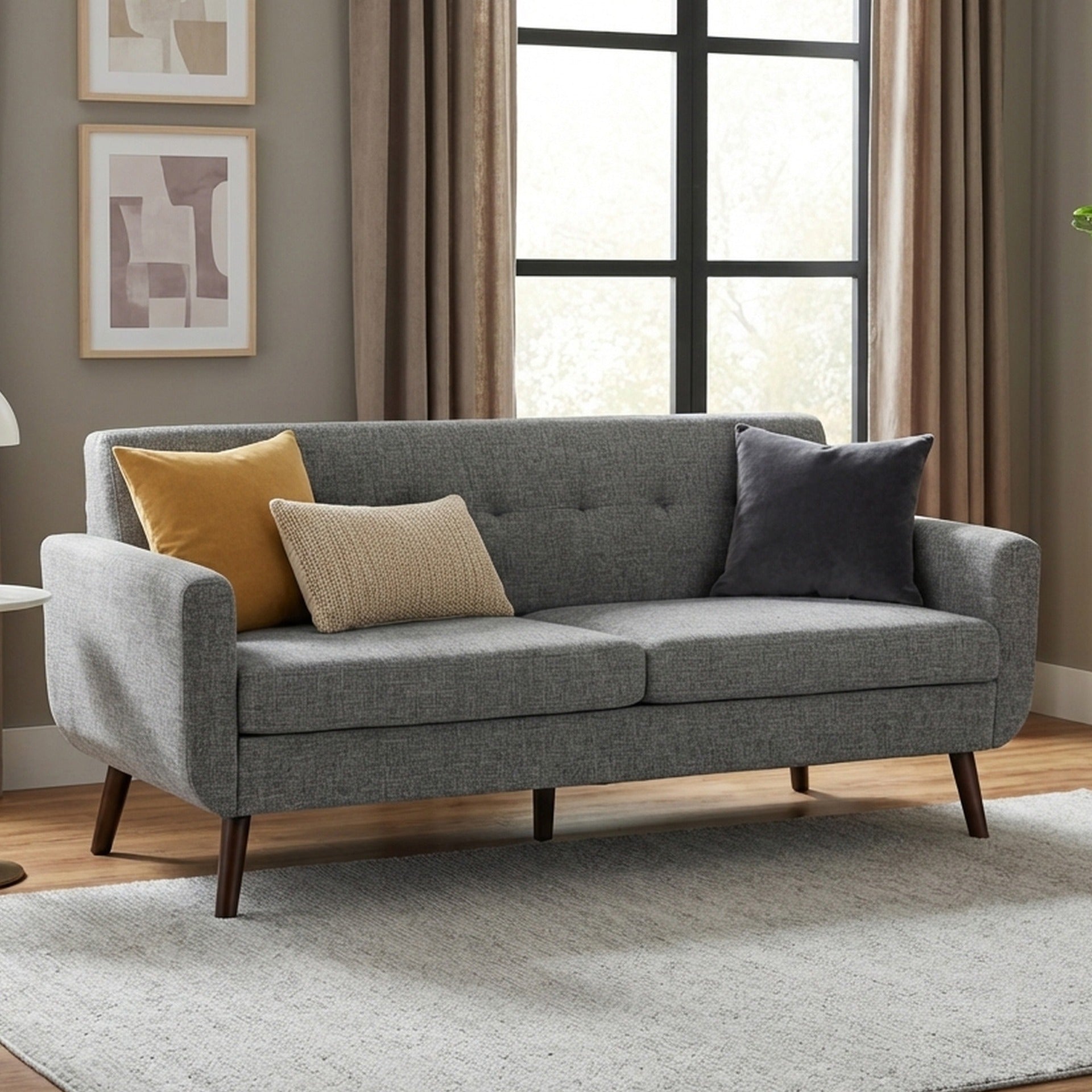 Vibe 3 Seater Sofa - Grey