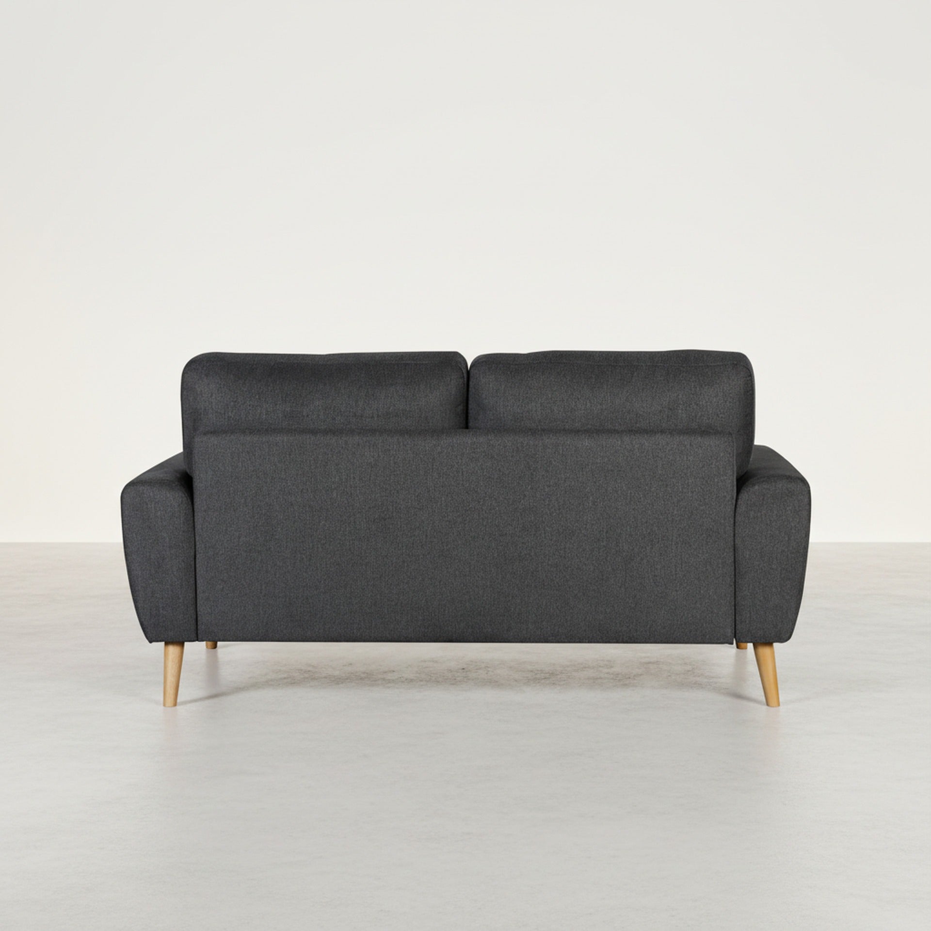 Suki Linen 2 Seater Sofa - Dark Grey