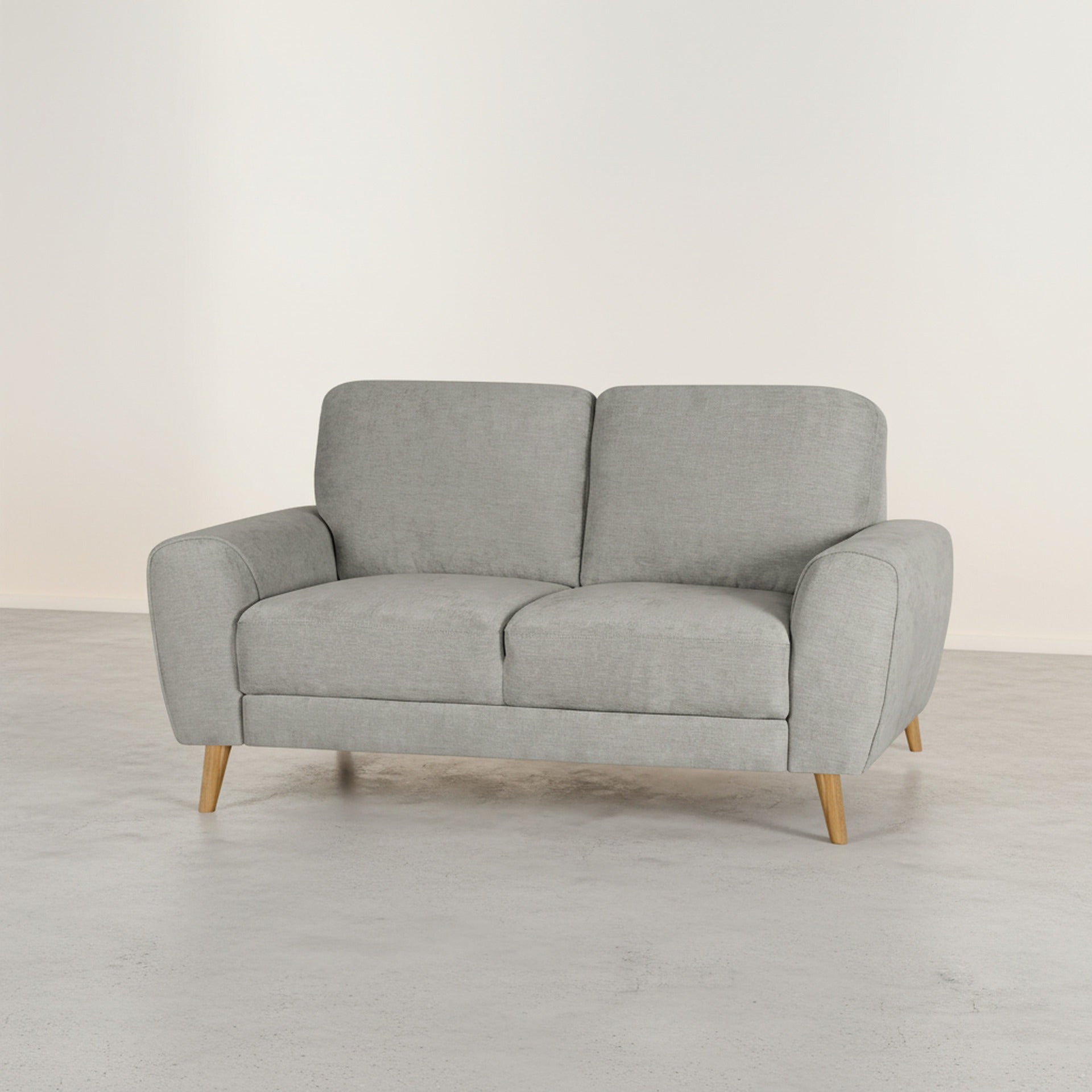 Suki Linen 2 Seater Sofa - Grey