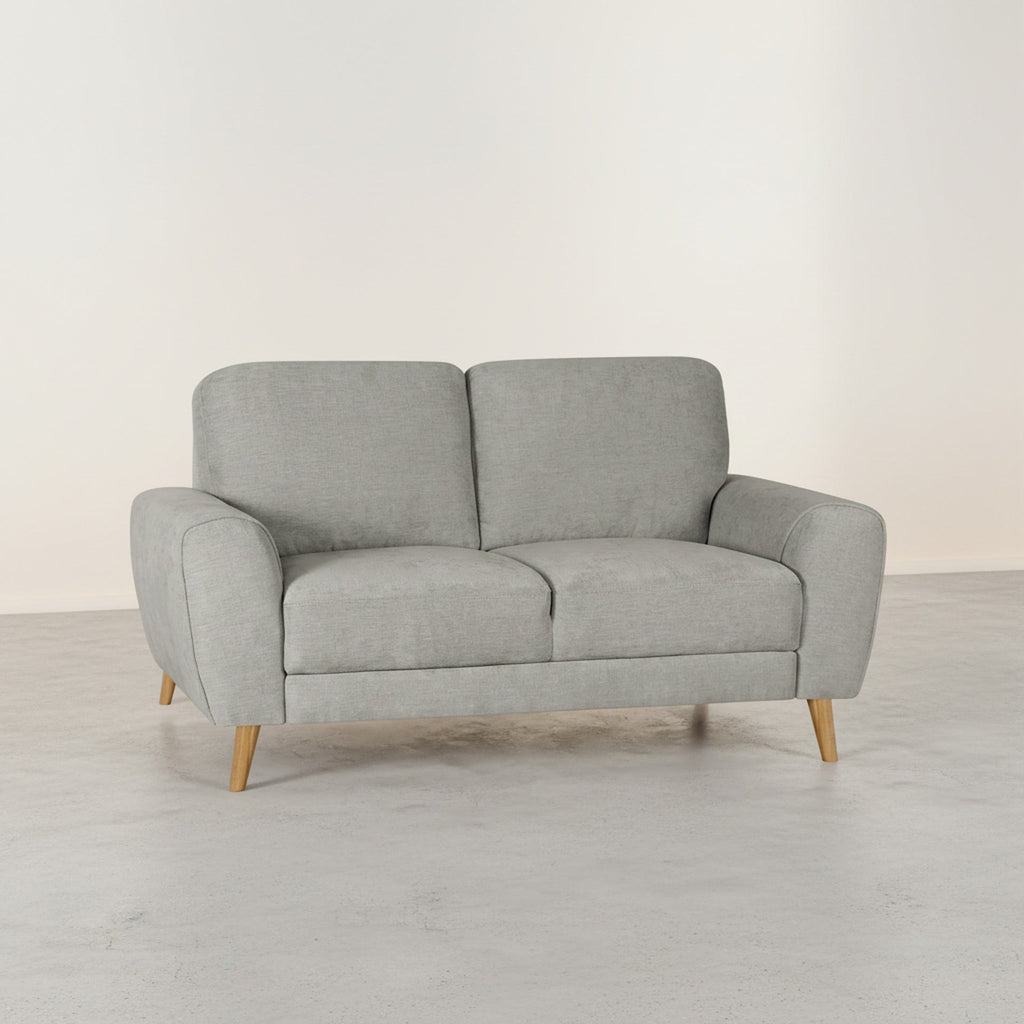 Suki Linen 2 Seater Sofa - Grey
