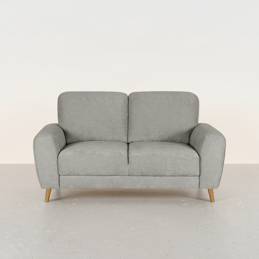 Suki Linen 2 Seater Sofa - Grey