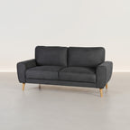 Suki Linen 3 Seater Sofa - Dark Grey