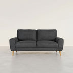 Suki Linen 3 Seater Sofa - Dark Grey