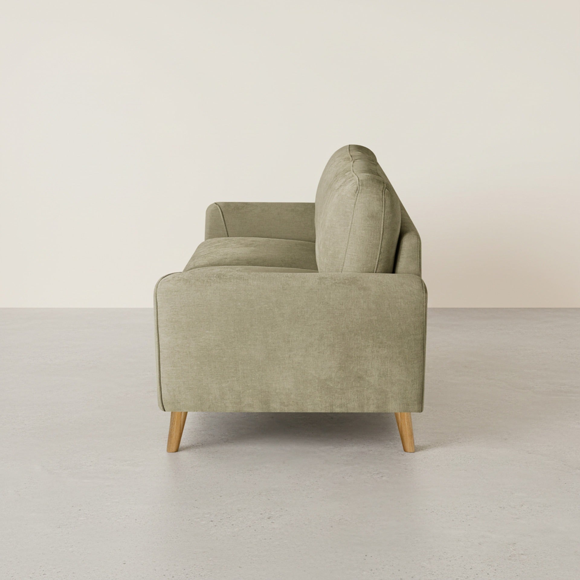 Suki Linen 3 Seater Sofa - Beige