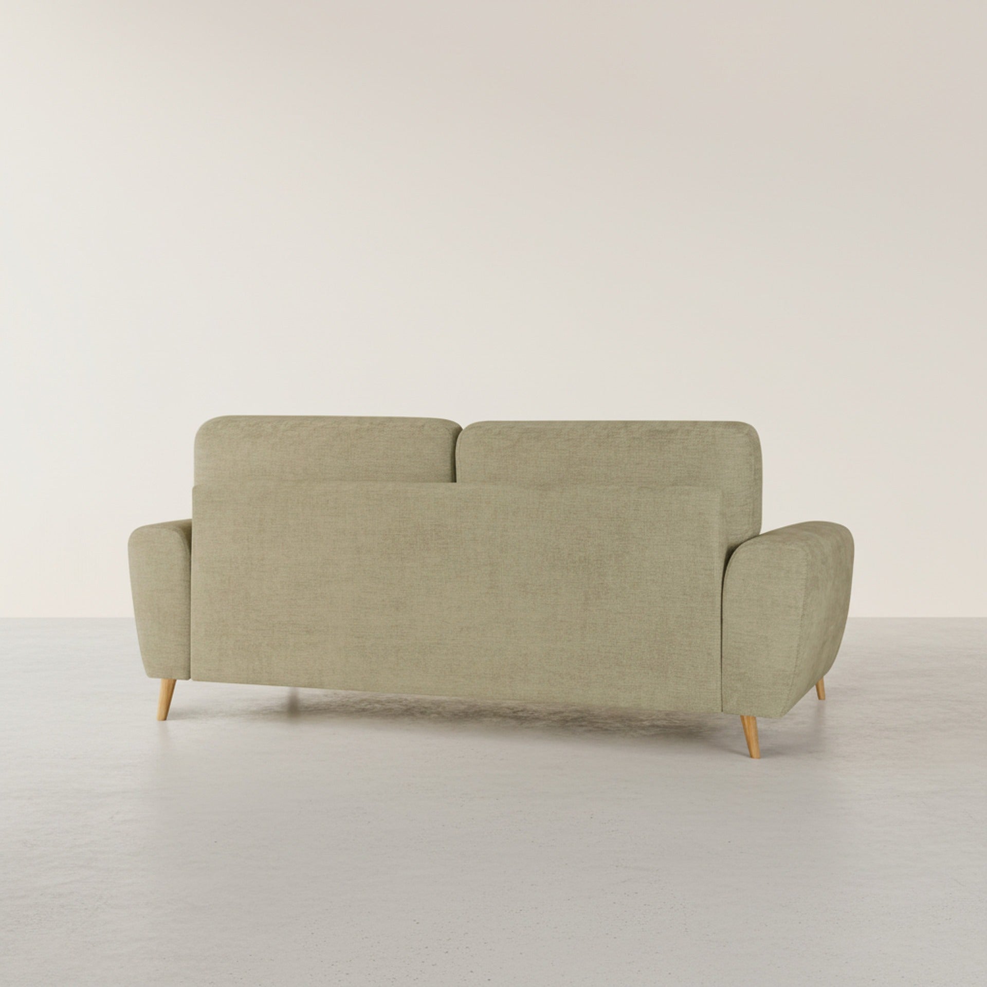 Suki Linen 3 Seater Sofa - Beige