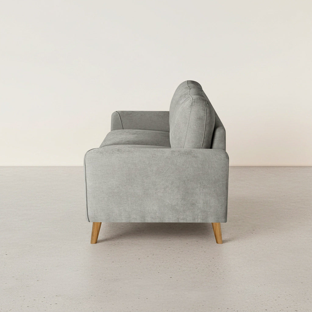 Suki Linen 3 Seater Sofa - Grey