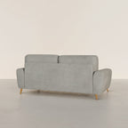 Suki Linen 3 Seater Sofa - Grey