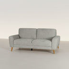 Suki Linen 3 Seater Sofa - Grey