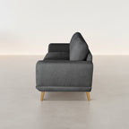 Tova Chenille 2 Seater Sofa - Dark Grey