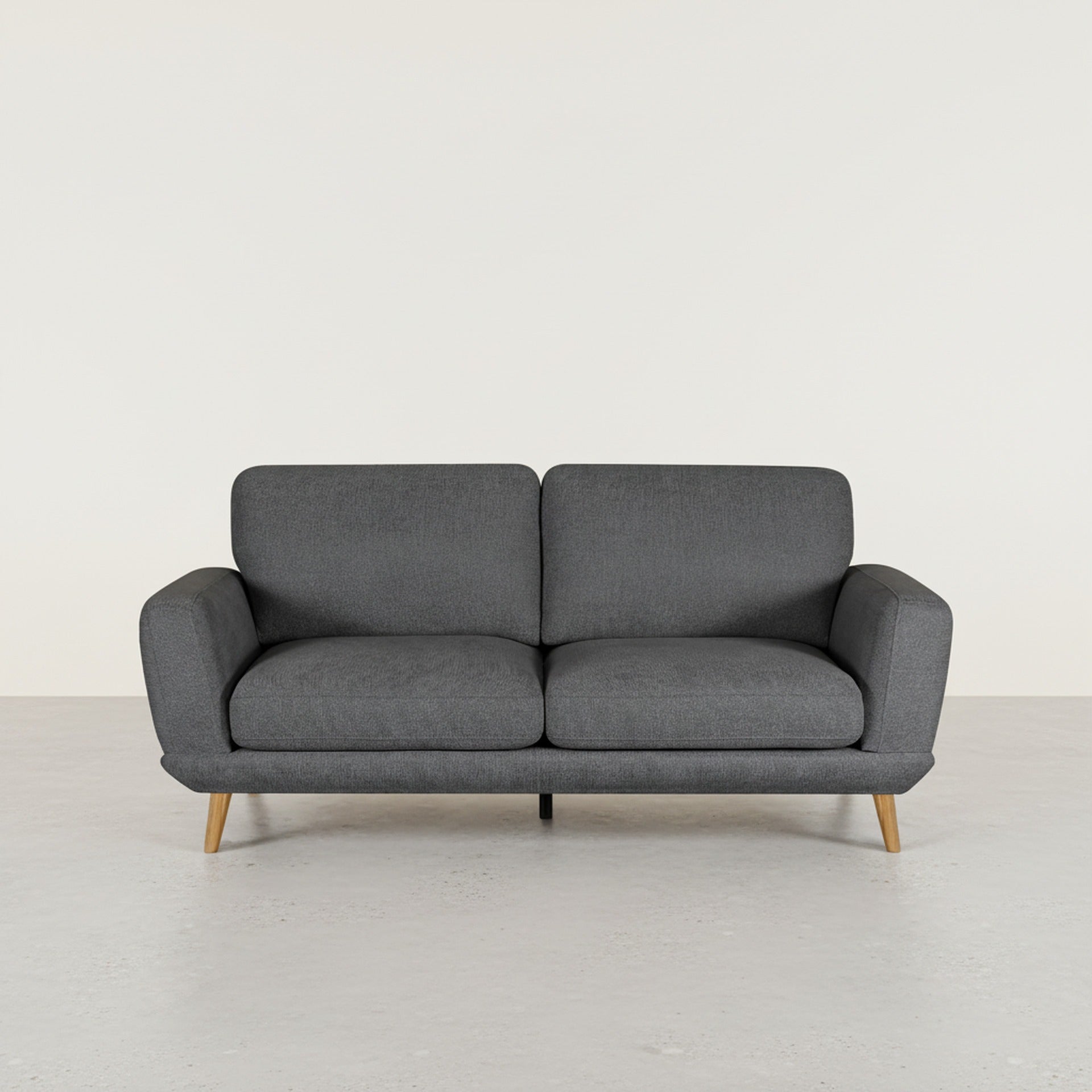 Tova Chenille 3 Seater Sofa - Dark Grey