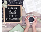 Retro Changeable DIY Felt Letter Board Square 340PCS