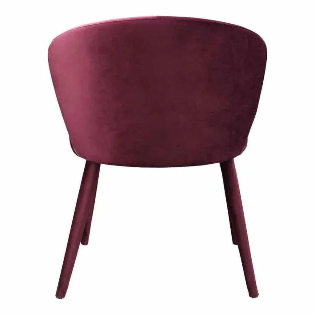 24.5 Inch Dining Chair Purple Art Deco