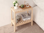 FARIS Wooden Storage Shelf - Oak