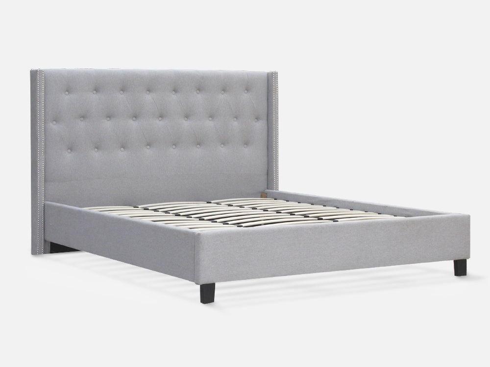 ELBRUS Super King Bed Frame - LIGHT GREY