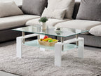 Oakley Coffee Table Fully Tempered - White