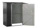 TOUGHOUT Garden Shed 1.94M x 1.19M x 1.98M BLACK