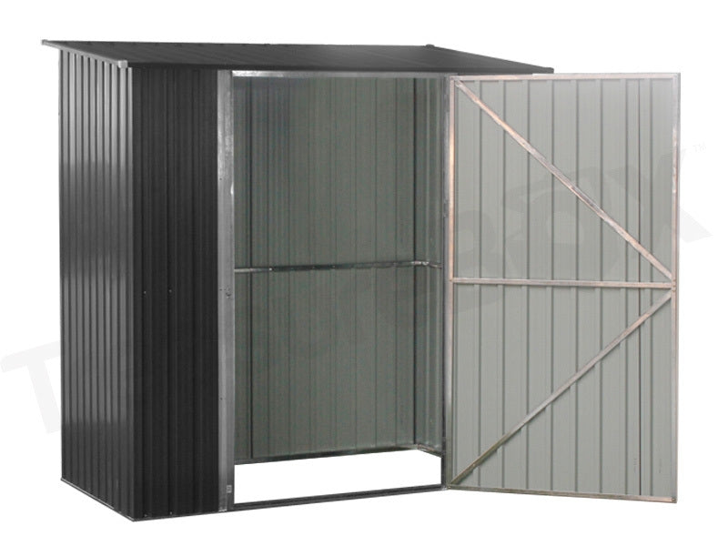 TOUGHOUT Garden Shed 1.94M x 1.19M x 1.98M BLACK