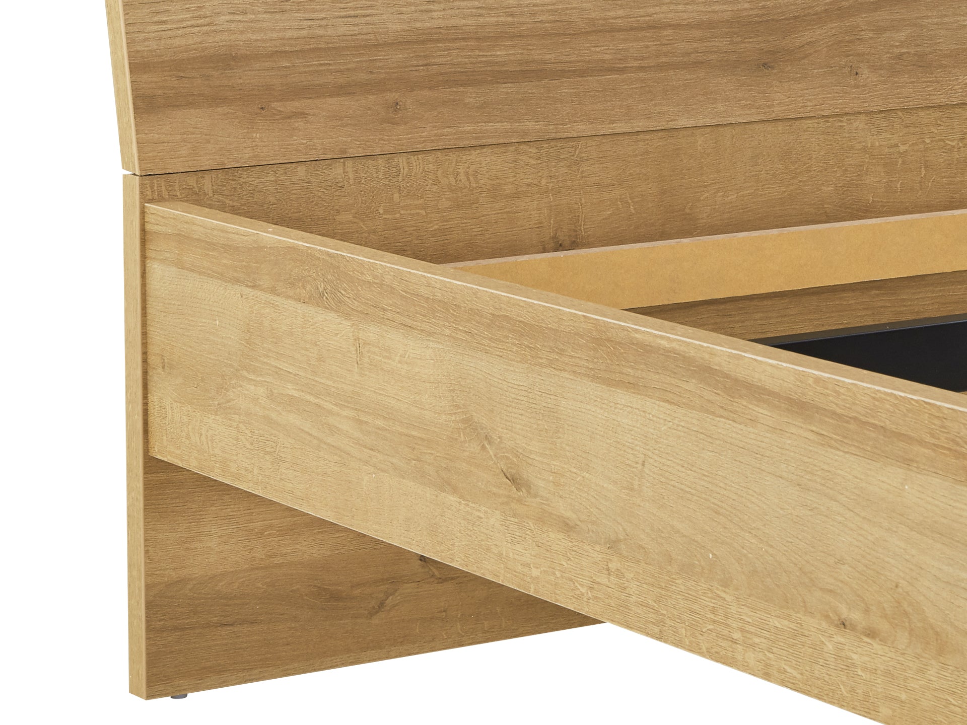 Hekla Queen Wooden Bed Frame - Oak