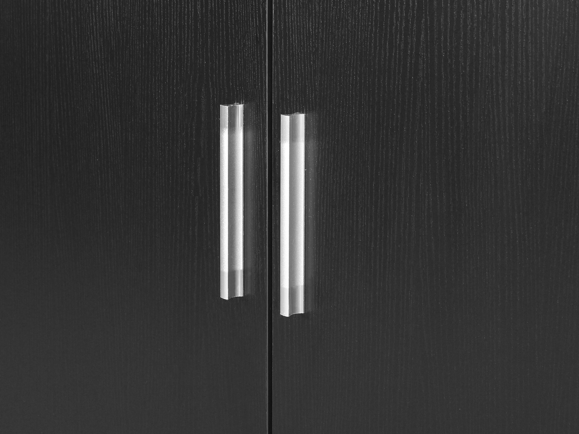 Bram 2 Door Wardrobe with 2 Drawers - Black