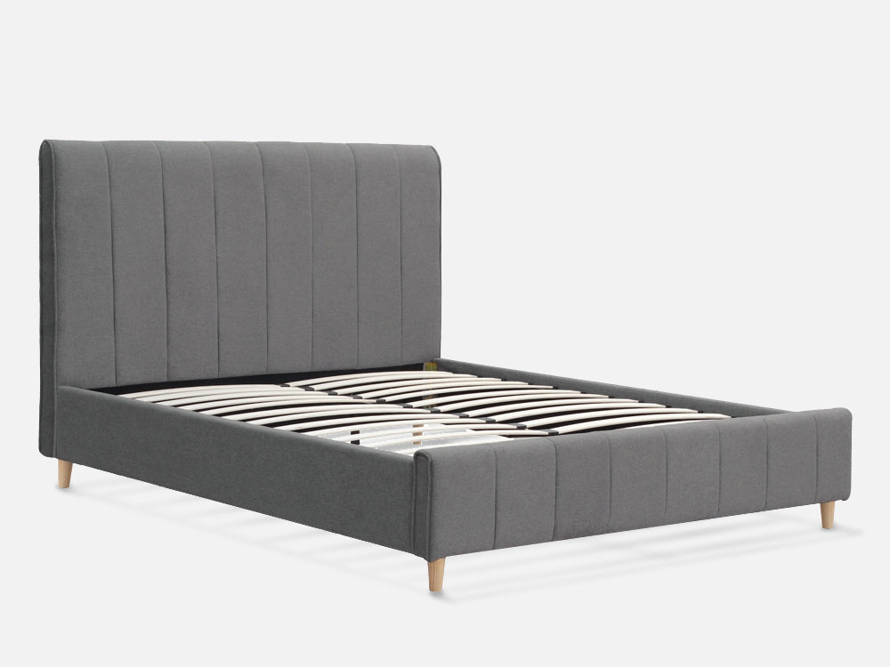 SIERRA King Bed Frame - GREY