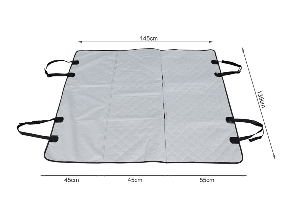 Pet Dog Back Seat Cover Hammock - GREY