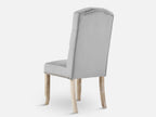 LAYLA 6PCS Velvet Dining Chair - GREY
