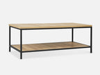 KADEN Rectangular Coffee Table with Storage - Oak