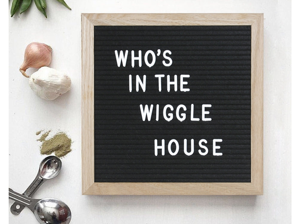 Retro Changeable DIY Felt Letter Board Square 340PCS